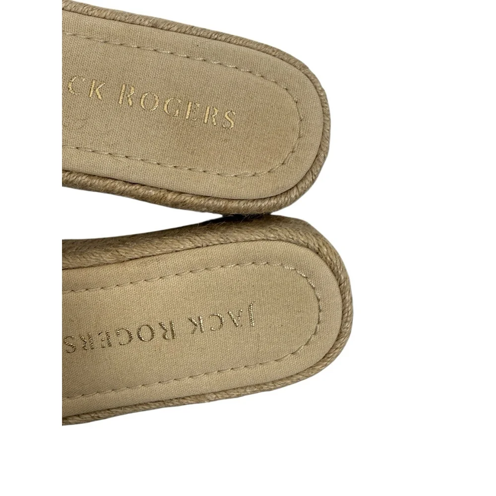 Jack Rogers Palmer Slide Espadrille Slide Midnight/Gold Size 9.5 - Picture 6 of 9